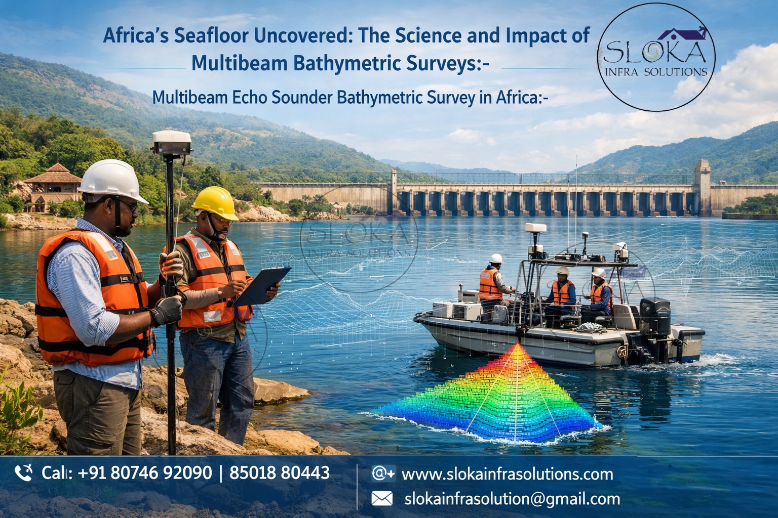 Multibeam Echo Sounder Bathymetric Survey in Africa