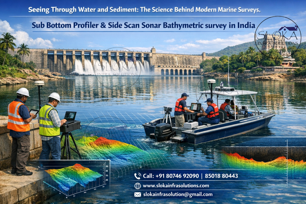 Sub Bottom Profiler & Side Scan Sonar Bathymetric survey in India