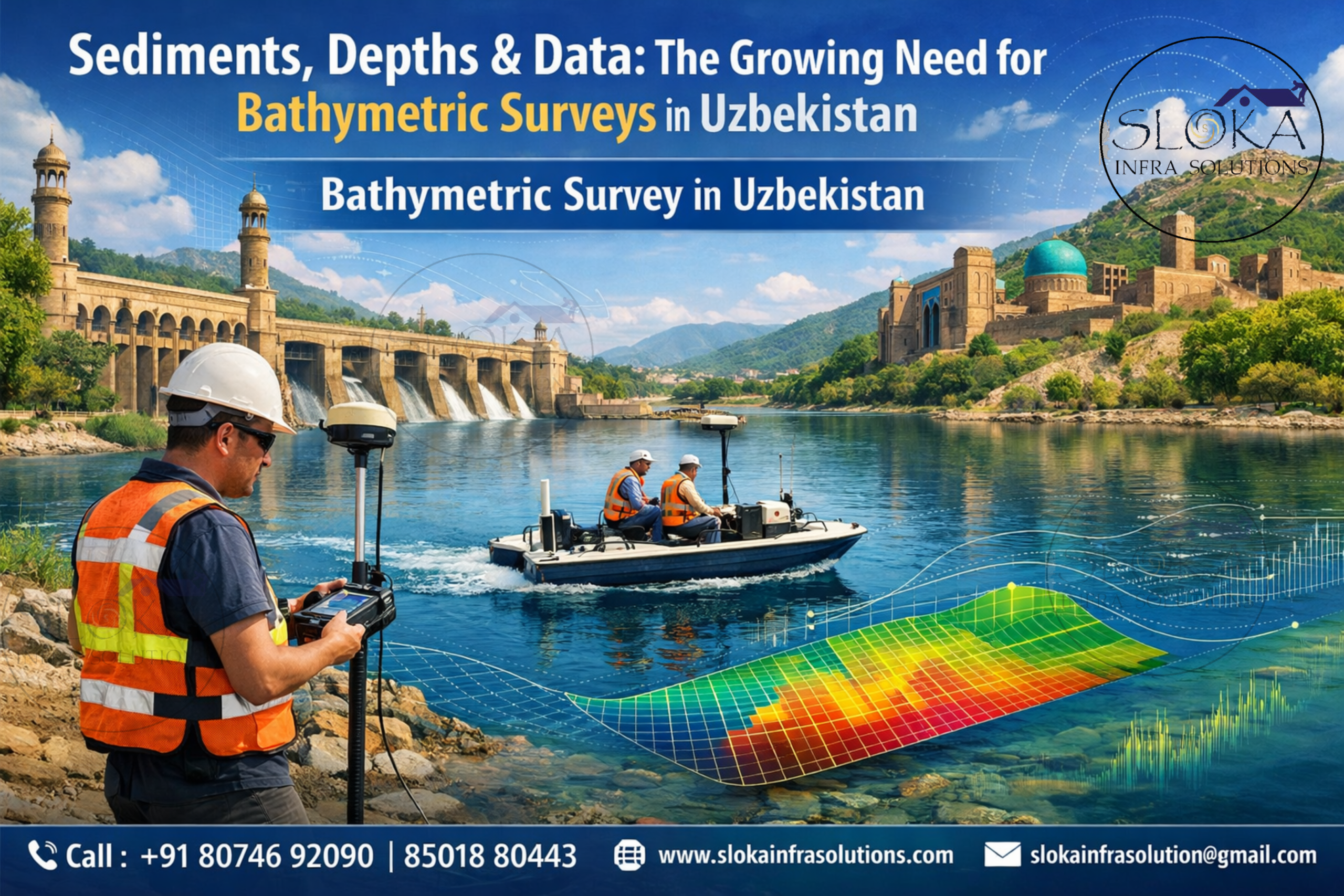 Bathymetric Survey in Uzbekistan