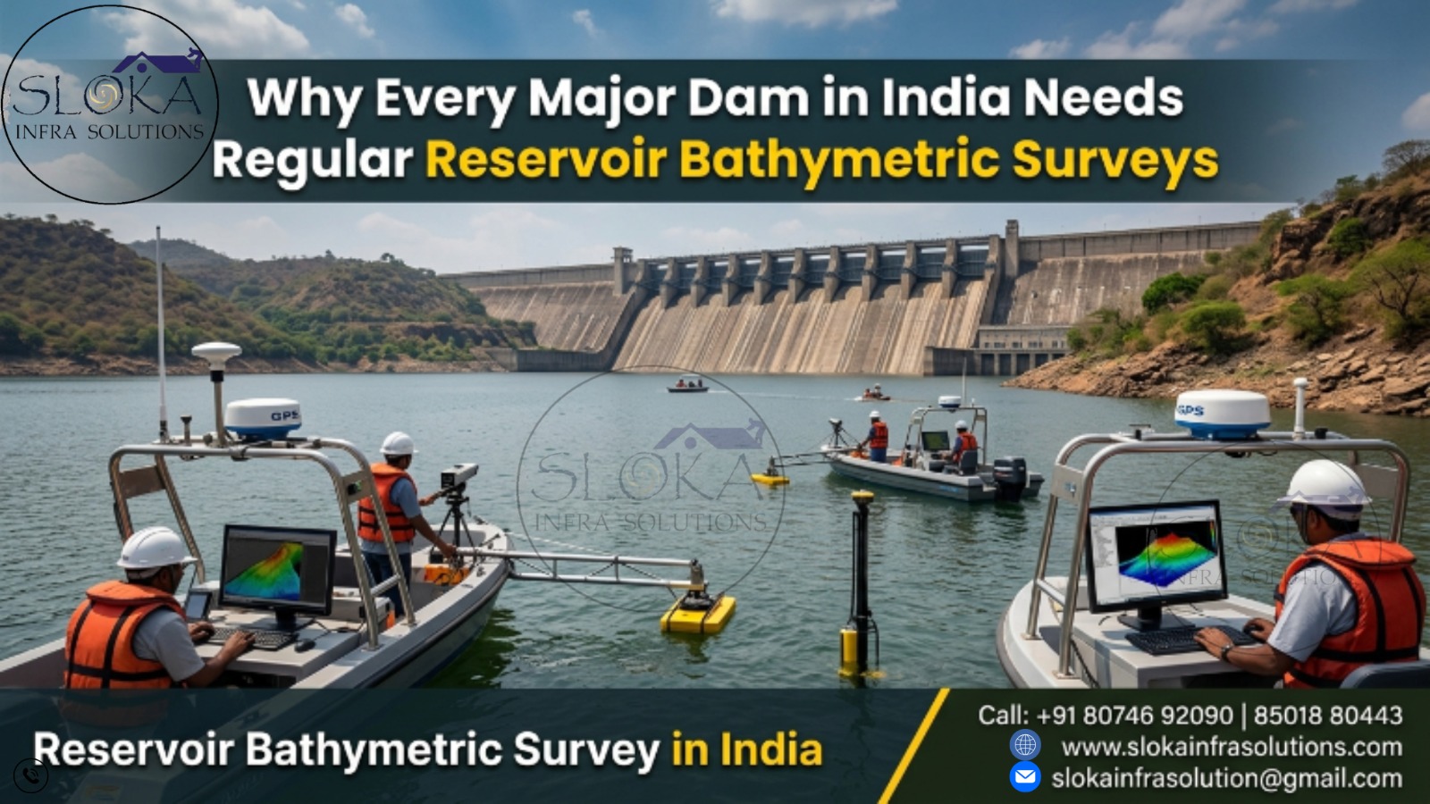 Reservoir Bathymetric Survey in India