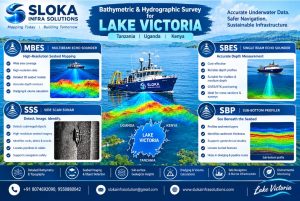 Bathymetric survey at Lake Victoria by SLOKA INFRA SOLUTIONS